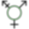 Green circle graphic on black background. Simple and abstract design element.